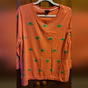 Talbots Turtle Sweater